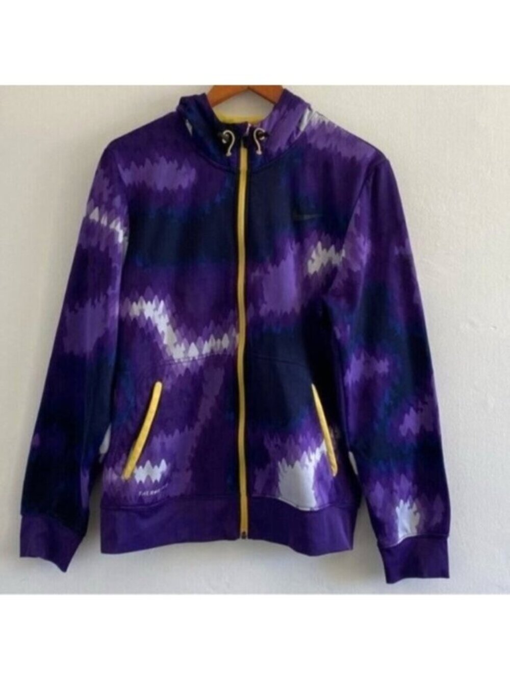 Nike Jacket Mens Medium Purple White Kobe Therma Fit Black Mamba Prime Hoodie